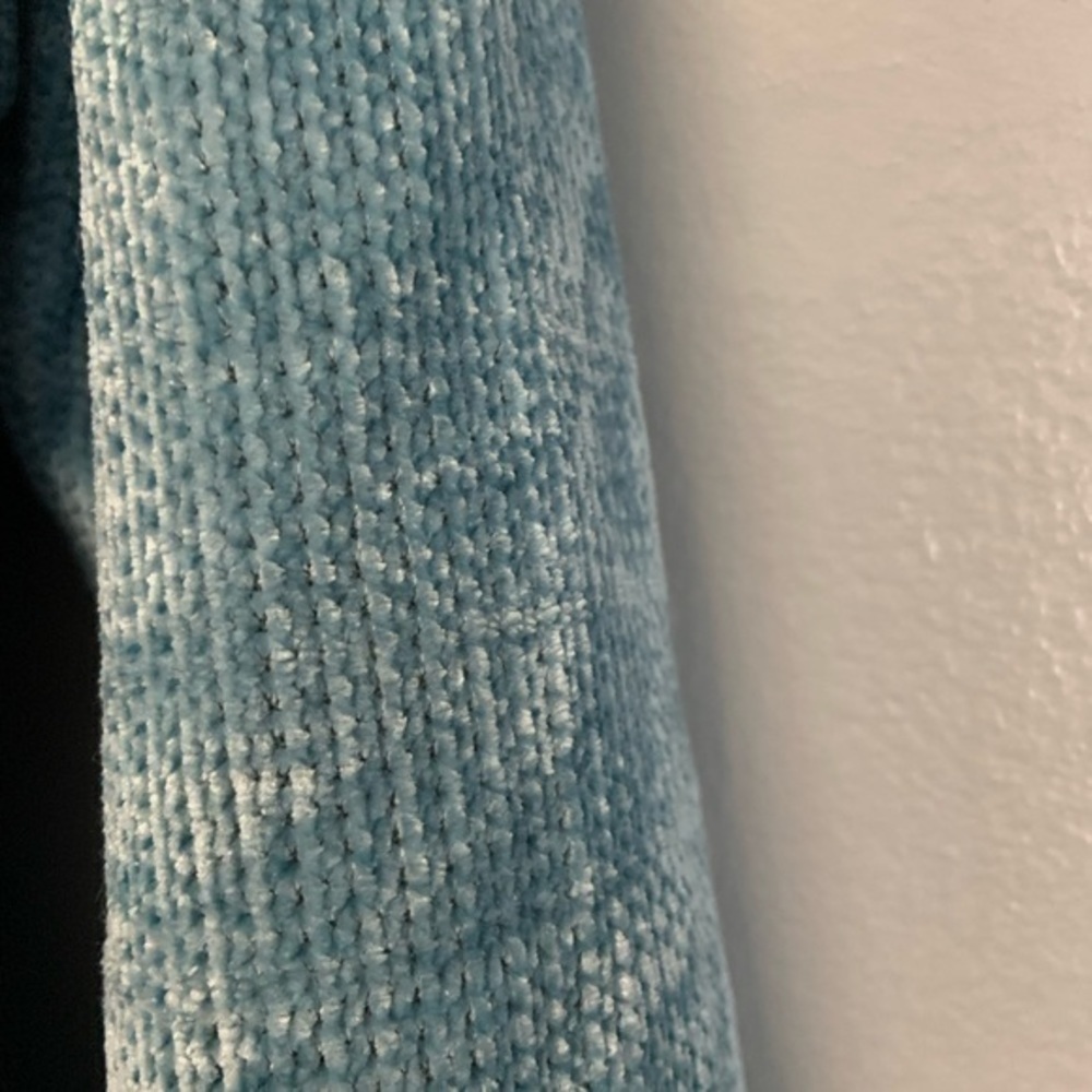 Fashion Nova Weekend Vibe Chenille Sweatshirt Dress - Blue - Picture 11 of 16